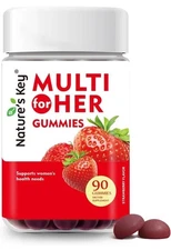 Nature's Key Multi multivitamin for Her Gummies Strawberry (90) Women