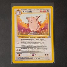 Wizards of the Coast Clefable Jungle 17/64 Rare 70 HP Unlimited on eBay