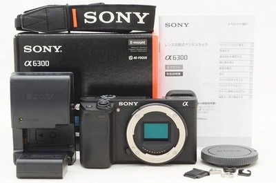 Sony �}6300 Body ILCE-6300 with Original Box and Accessories. Shot Count: Only a