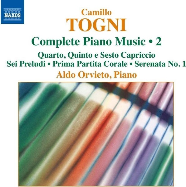 Audio Cd - Camillo Togni - Opere Per Pianoforte (Integrale), Vol.2 - Naxos -D--image