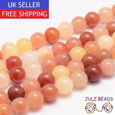 Yellow Topaz Gemstone Round Beads - Natural Crystals - 8mm - 1 Strand (48pcs)