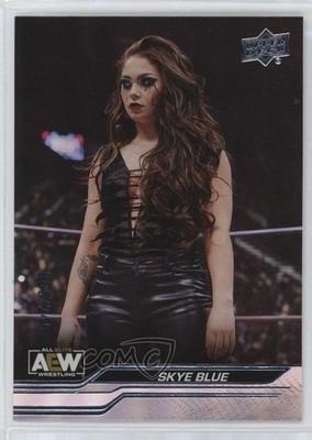 2024 Upper Deck AEW All Elite Wrestling Steel Cage 68/249 Skye Blue #18 09q5