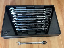 SOXRRM710 10 pc Metric Flank Drive® Plus Reversible Ratcheting Combination Wrenc