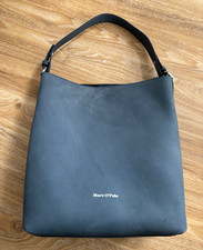 Marc OPolo Schultertasche Blau Leder Magnetve...