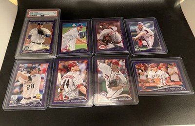 2014 Topps Toys R Us Purple Lot Mike Trout Castellanos Arenado 8 Rare Cards RC