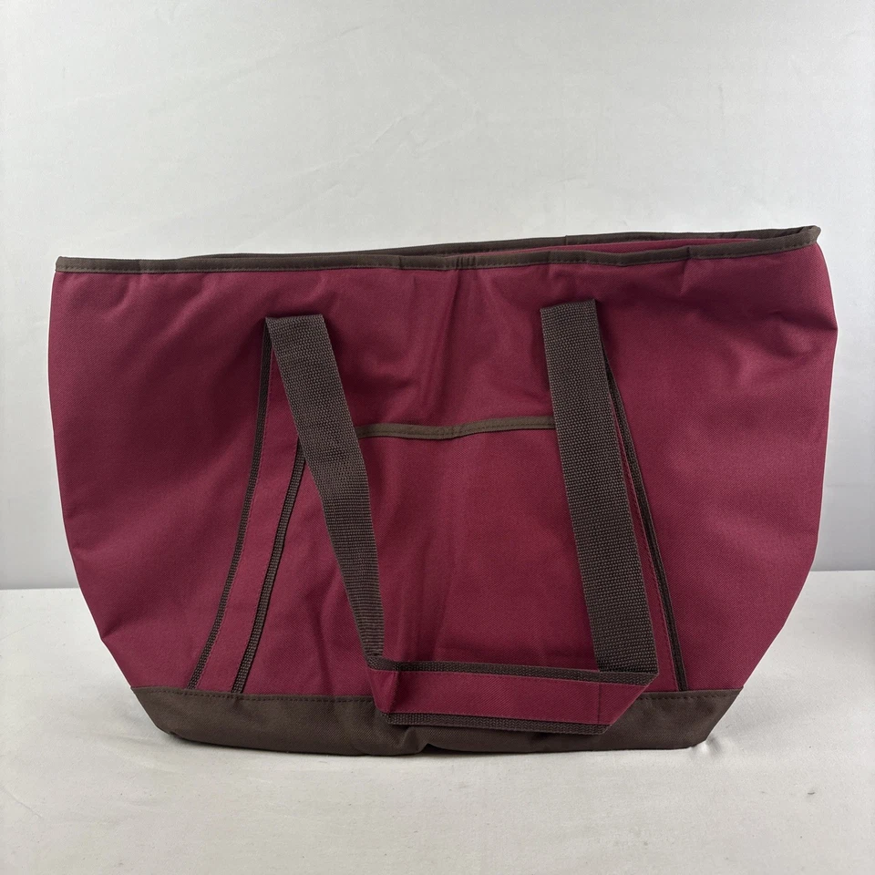 Lock And Lock Leak Proof Tote Bag With 6-Piece Container Set Wine NEW In Box - Image 3 of 4