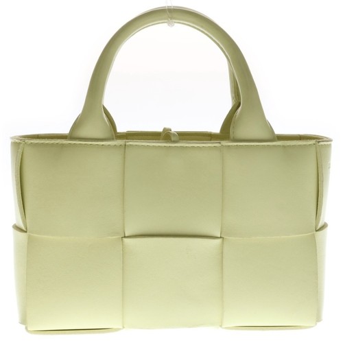 BOTTEGA VENETA ALCO MIN 2-WAY bag shoulder mini handbag light yellow Used 6b33c7