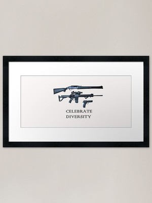 Anti NRA National Rifle Association Gerahmtes Wandbild Poster Leinwanddruck Bild