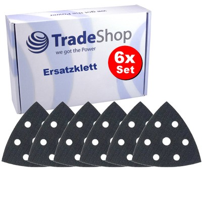 6x Ersatzklett selbstklebend für Einhell TE-DS 20 E, TC-DS 19, BT-DS 180