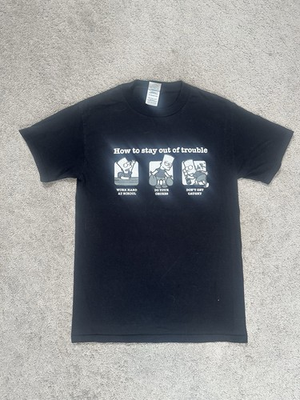 #ad black Bart Simpson tee #simpsons #cartoon $12.00