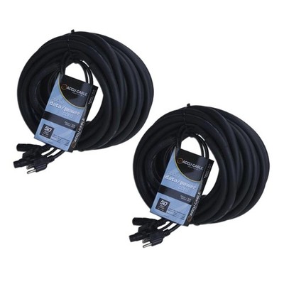 American Audio SKAC50 50FT XLR/IEC Combo Cables 2 pc