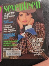 Seventeen Magazine September 1992 Luisa Norbis cover.  90s product ads, 17