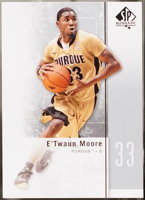 2011-12 SP Authentic #47 E'Twaun Moore Basketball NM