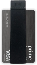 Quick Draw Minimalist Wallet for Men & Women, Elastic Band Minimal Credit Card H