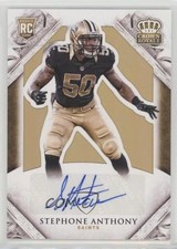 2015 Crown Royale Rookie Signature Retail Bronze 34/99 Stephone Anthony Auto 1k5