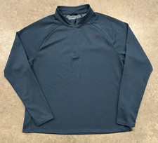 The North Face Womens XL Long Sleeve 1/4 Zip Pullover Lightweight Dark Teal