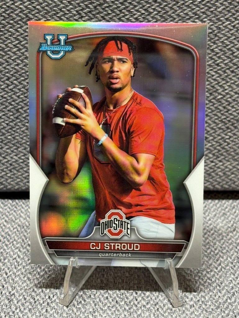 2022 Bowman U Chrome CJ Stroud Image Variation Refractor#100