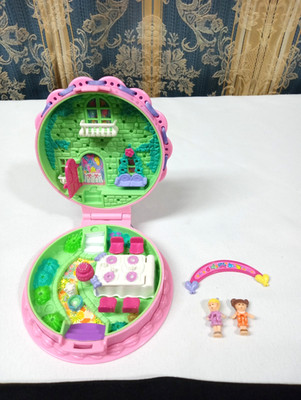 Vintage Polly Pocket 1994 Birthday Surprise Cake Playset Complete
