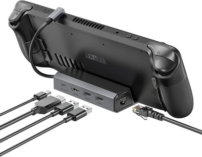 Docking Station for Steam Deck/Rog Ally/Legion Go/Msi Claw, 5-In-1 Steam Deck Do