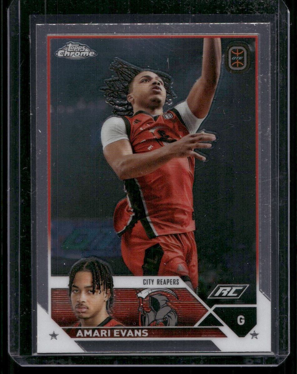 Amari Evans Rookie 2023-24 Topps Chrome Overtime Elite City Reapers #32