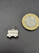Sterling silver vintage double decker bus charm/Pendant 4.80g