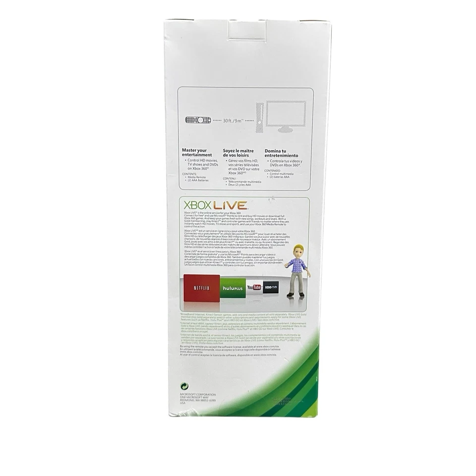 Microsoft Xbox 360 Media DVD Remote Control BRAND NEW FACTORY SEALED - Image 4 of 4