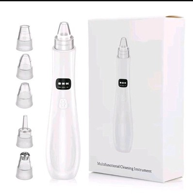 Rechargeable Electric Blackhead Remover Cleaner Face Pore Cleaner Vacuum Suction