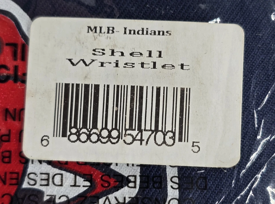 Vintage NOS Cleveland Indians Shell Wristlet Wallet Sealed Guardians MLB New - Image 3 of 4