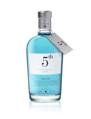 5th Gin Water Blue Floraler Gin mit Rose und Veilchen 0,7l 42% Vol.