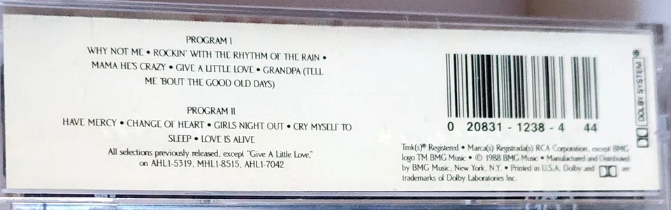 The Judds Greatest Hits 1988 Sealed Cassette Tape NOS See Pictures - Image 2 of 4