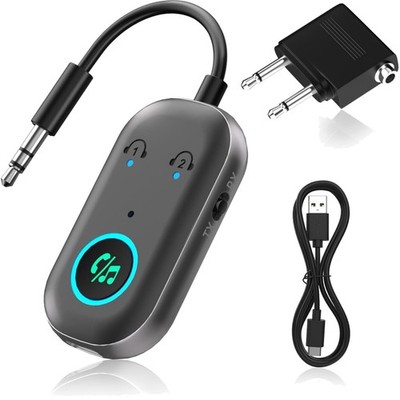 Bluetooth Transmitter Empfänger Adapter 2 in 1 Audio Sender Empfänger V5.3