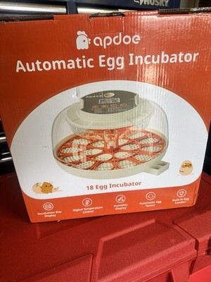 APDOE Egg Incubators for Hatching Eggs, Temperature and 18 Eggs