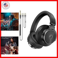 Wired Headphones Over Ear, Studio Monitor  Mixing DJ Headphones with 50mm Ne...