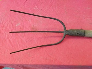 Antique Vintage Era 3 Point FORK FORK WITHOUT HANDLE