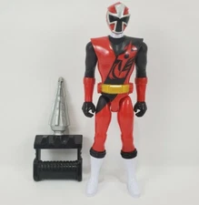 Power Rangers Super Ninja Steel 12-inch Action Figure Red Ranger Brody Weapon