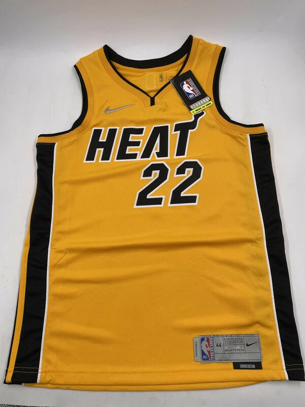 Betasten Kinderen Verhandeling NIKE NBA JERSEY MIAMI HEAT 22 ORANGE US M MEN EARNED EDITION | eBay