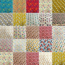 Polycotton Children's Patterns 20 Different ones sold by the metre 112cm/44"wide