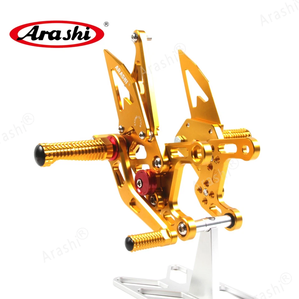 Juego de clavija de reposapiés Racing para Yamaha YZF R1 2009-2014 2013 2012 2011 2010 dorado Foto 2 de 4