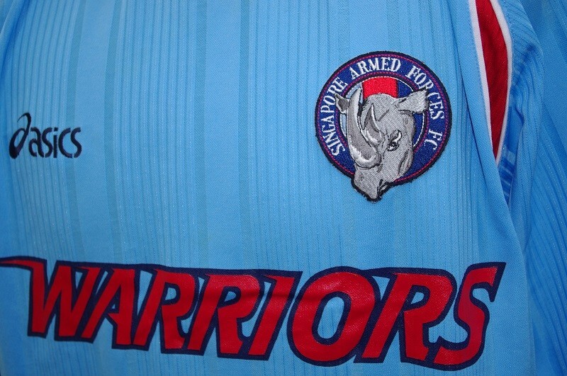 asics Warriors Singapore Armed Forces FC 2000 Home Jersey Size L