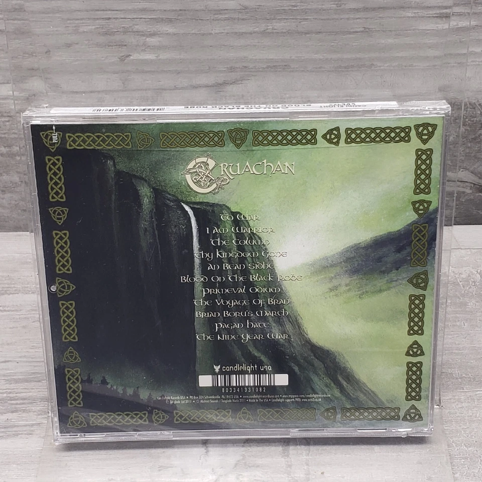 CRUACHAN~~ BLOOD ON THE BLACK ROBE CD Candlelight Records  [BRAND NEW SEALED] Foto 2 de 2