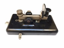 TASTO TELEGRAFICO TELEGRAPH KEY ALLOCCHIO BACCHINI UNIQUE PIECE IN THE WORLD 