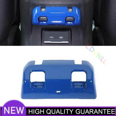 Rear Window Lift Switch Button Trim For Jeep Wrangler JL 2018-2021 Bright Blue