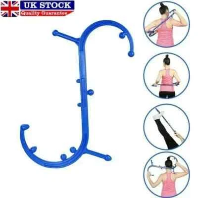 BRANDED Body Back Buddy Trigger Point Deep Therapy Self Massage Tool S Shape UK