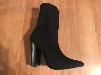 black sock booties steve madden