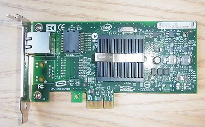 INTEL PRO/1000 PT SERVER Adapter Gigabit Ethernet PCIe EXPI9400PTG2L20 Low Prof