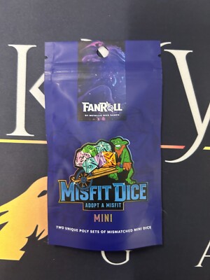 Fanroll - Mystery Misfit Mini Polyeder Würfel (2er-Set-Pack)