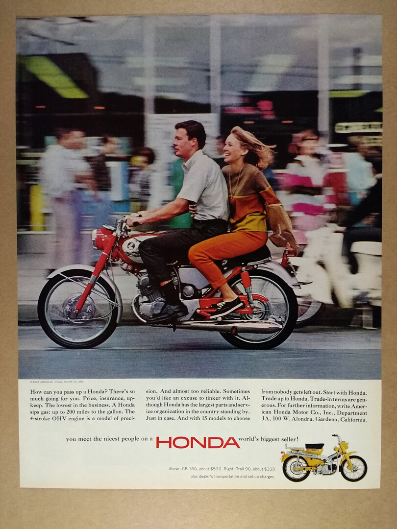 Classic Motorcycles Best Selling Motorcycle Of All Time 1965 Honda