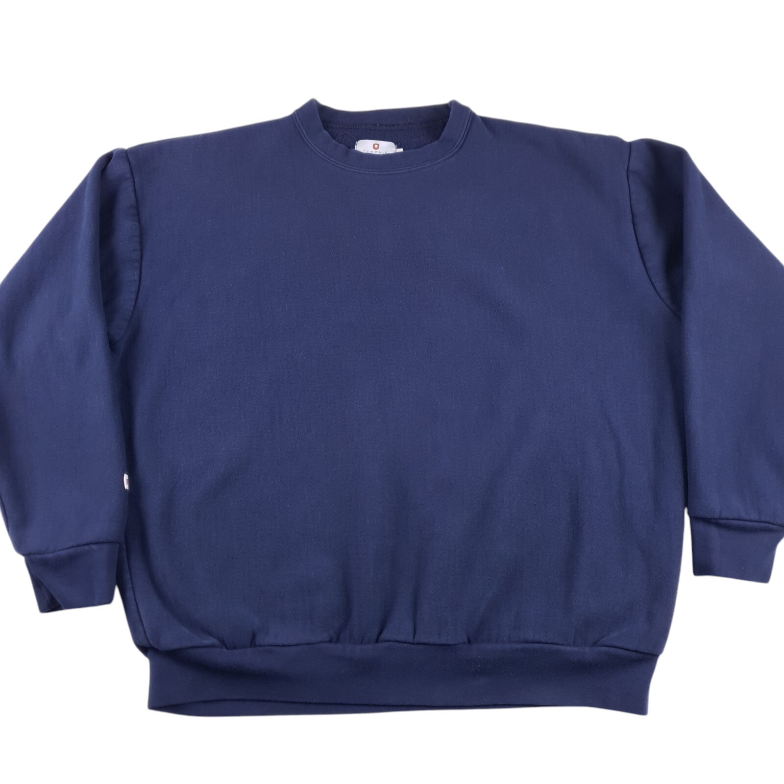 Tyndale FR Flame Resistant Crewneck Sweatshirt Size XL Pullover Heavyweight Navy