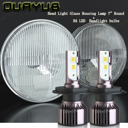Pair 7" LED Headlights High/Low Beam For 1953-1977 Ford F100 F250 F350 Pickup - Afbeelding 48 van 61
