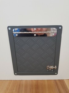 metal dog door flaps